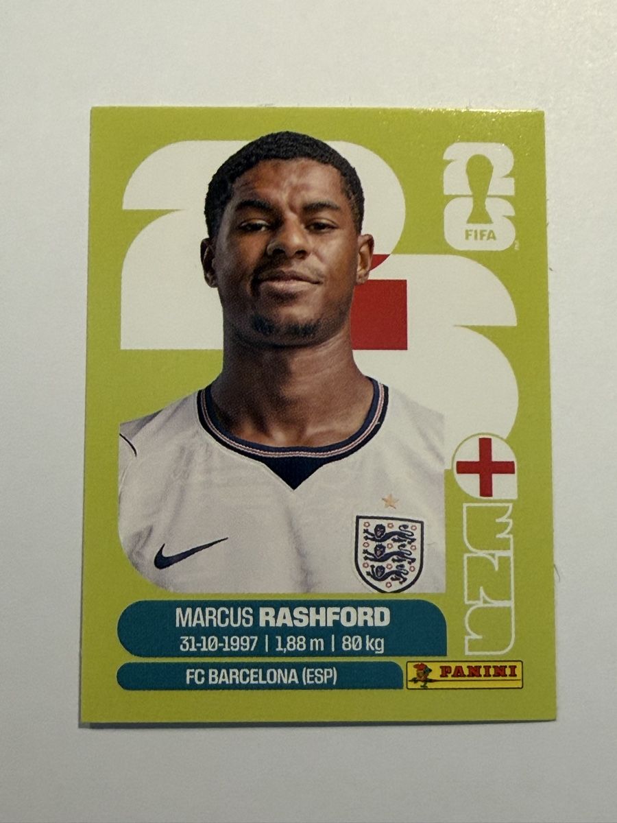 Panini Carte collezionabili: Panini WM 2026 Marcus Rashford 19 – Nuovo (secondo la descrizione) da Reinach BL venduto da Pepe2412