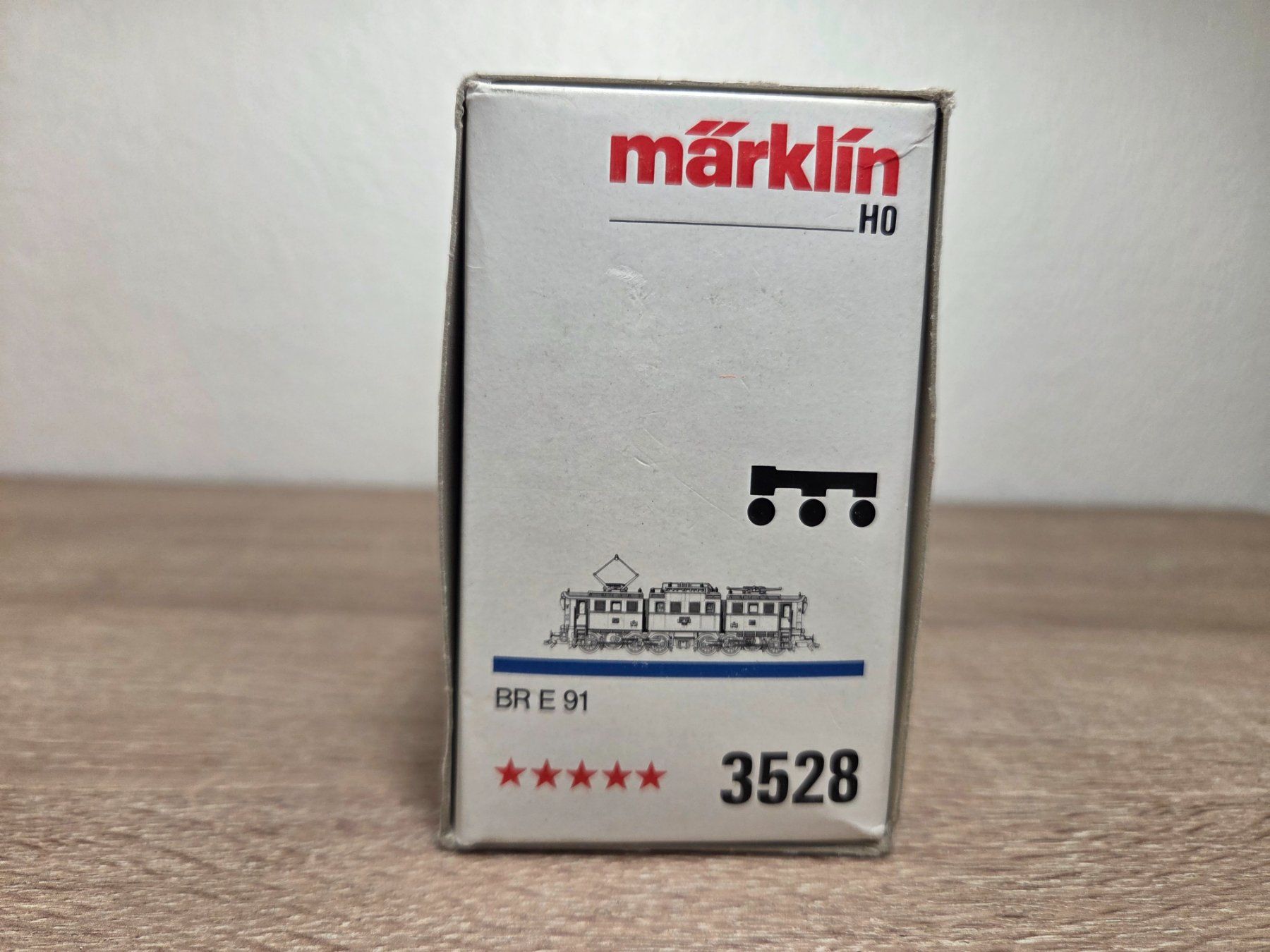 Märklin Trains électriques: Märklin 3528 E-Lok BR E 91 DR H0 – Neuf avec emballage d'origine à St-Aubin-Sauges par Lo_Go 7