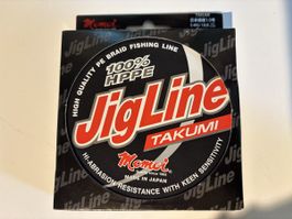Jig Line Takumi PE Braid Orange 300m 5.4kg 12lb neu