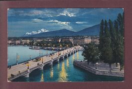 GENEVE de nuit - 1924