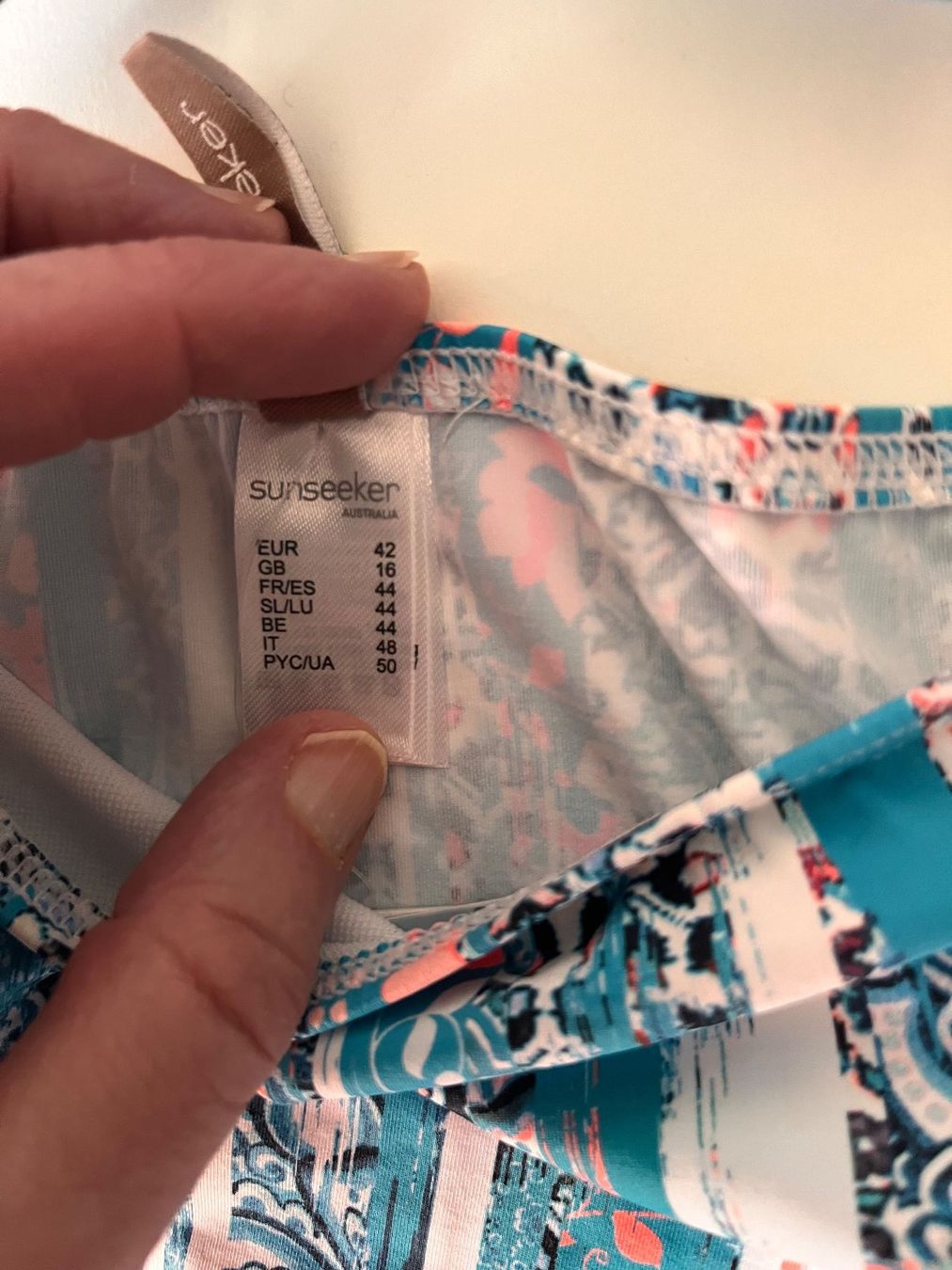Sunseeker Costumi da bagno & Bikini: SUNSEEKER, Bikini, Grösse 42C, Farbe Hellblau gemustert – Nuovo e nell'imballaggio originale da Rudolfstetten venduto da gst_g7xl 6