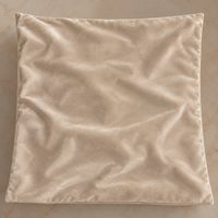 Kissenbezug Samtoptik beige