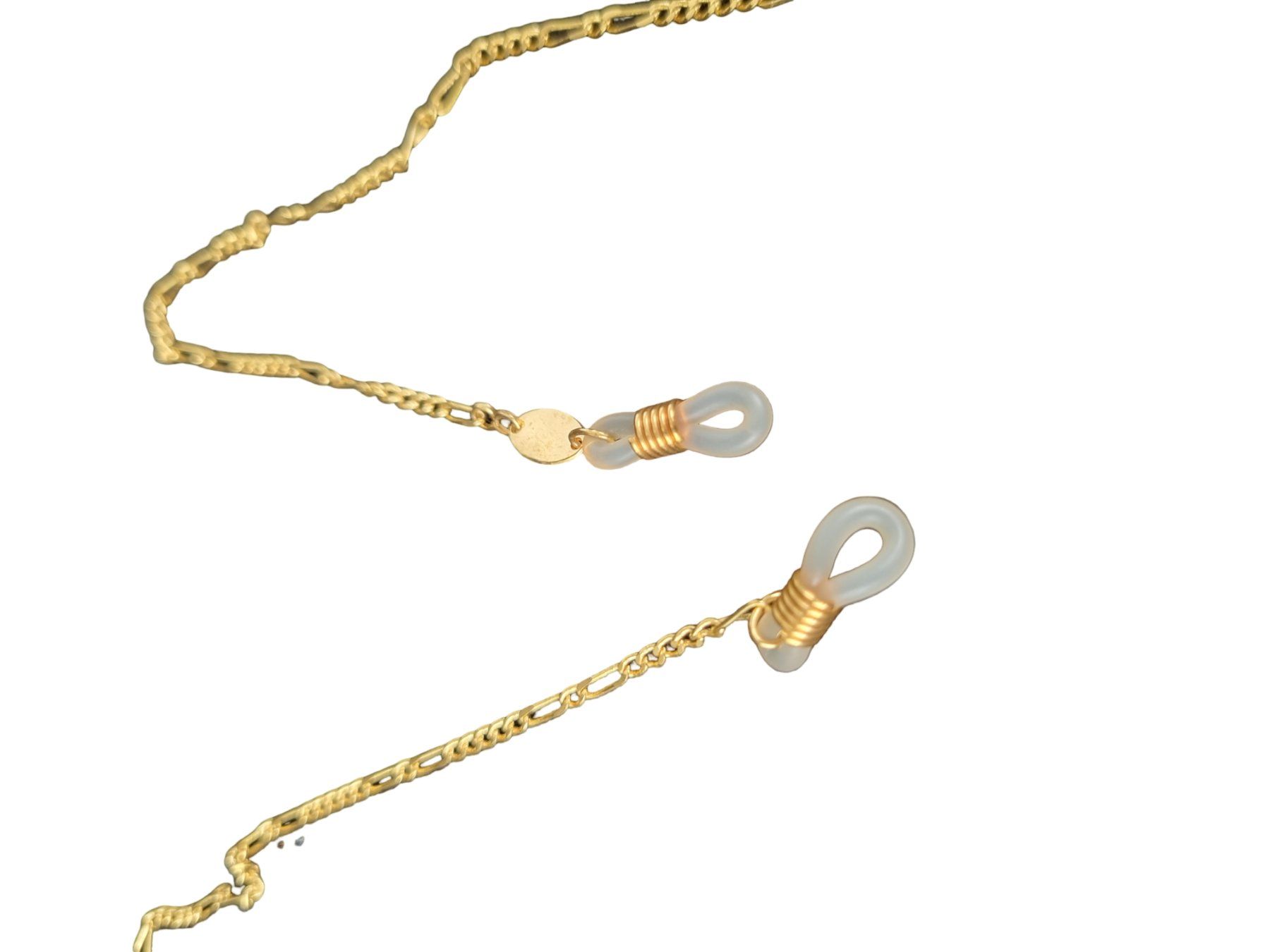Catenine: Goldfarbene Brillenkette, 70 cm – Usato da Wangen b. Olten venduto da Restwert_Wangen 1