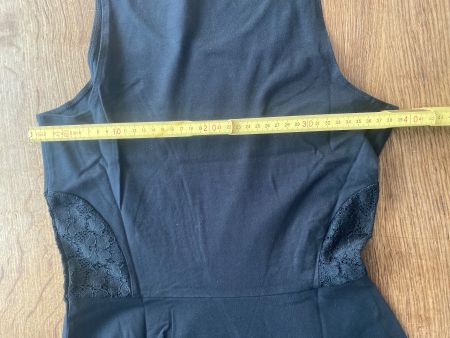 KLEID GR.ca XS/34/36 schwarz Cut-Out /seitlich Spitzen /sexy