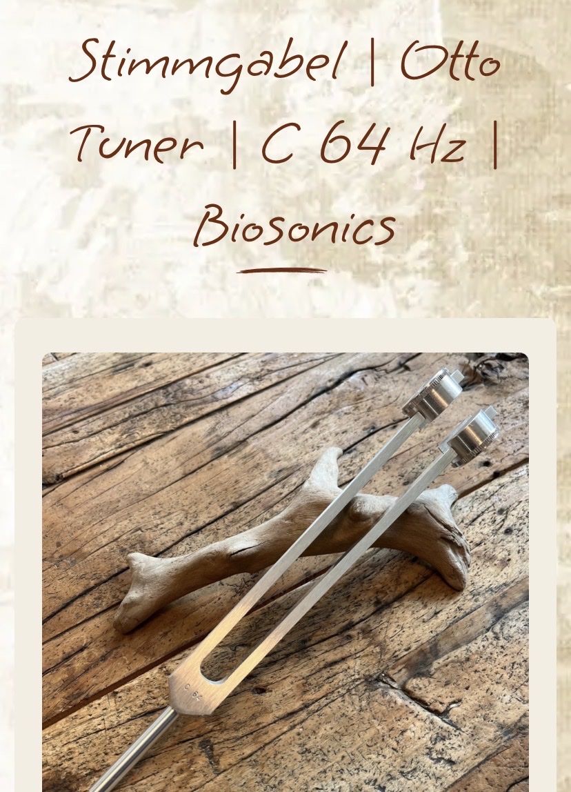 Attrezzature mediche: Stimmgabel Biosonic C 64 Hz, Gesundheit – Nuovo (secondo la descrizione) da Hünibach venduto da nadalila 9