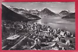 VITZNAU MIT RIGIBAHN UND ALPEN