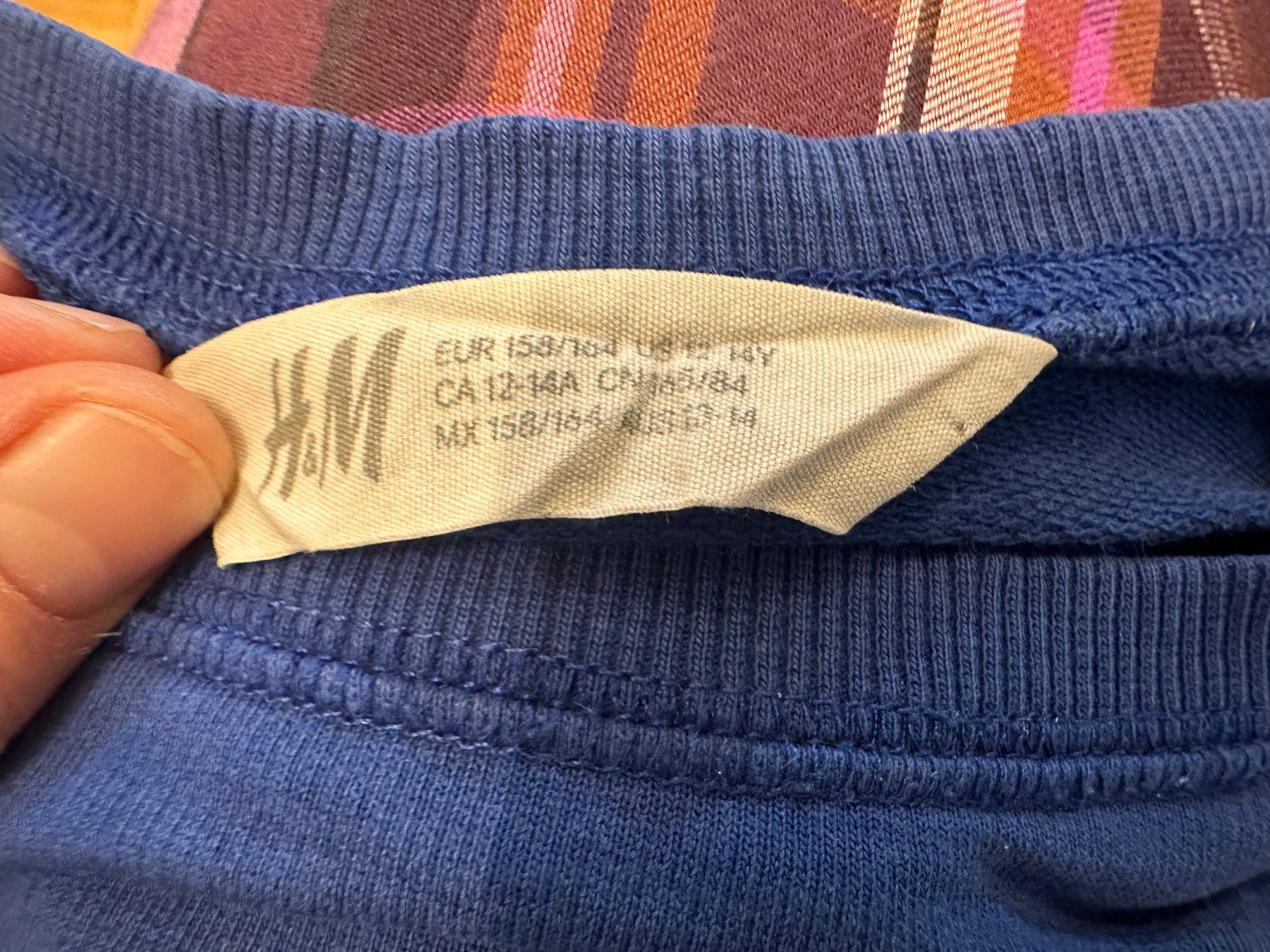 H&M Maglioni & Felpe: H&M Pullover awesome blau Gr. 158 - 164 – Usato da Winterthur venduto da nelead 2
