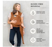 Tragetuch Moby Wrap Evolution Ocker