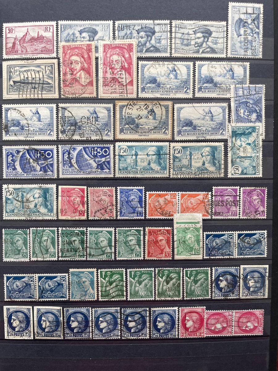 Alle Briefmarken: Frankreich 6s – Gebraucht aus Cham von Diablo1232 5