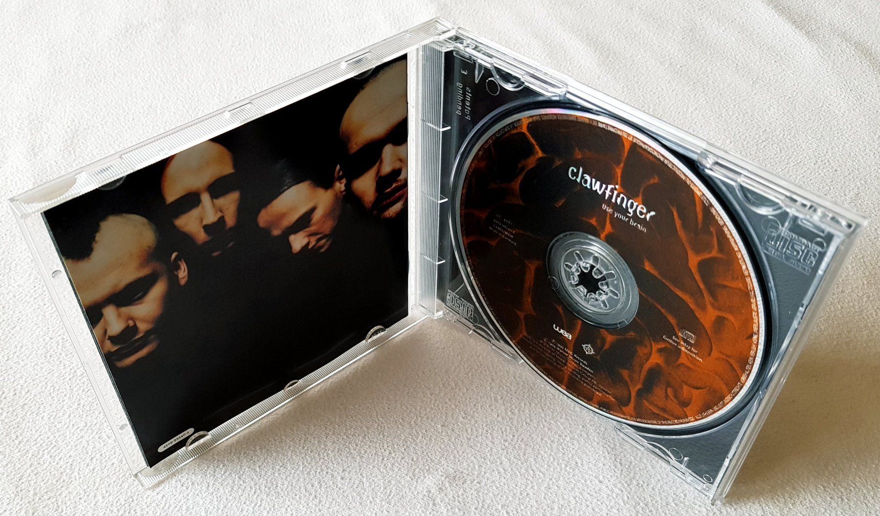 CD: Clawfinger – Use Your Brain - CD - 1995 - First Press - WEA – Usato da Uster venduto da Zardodel 3