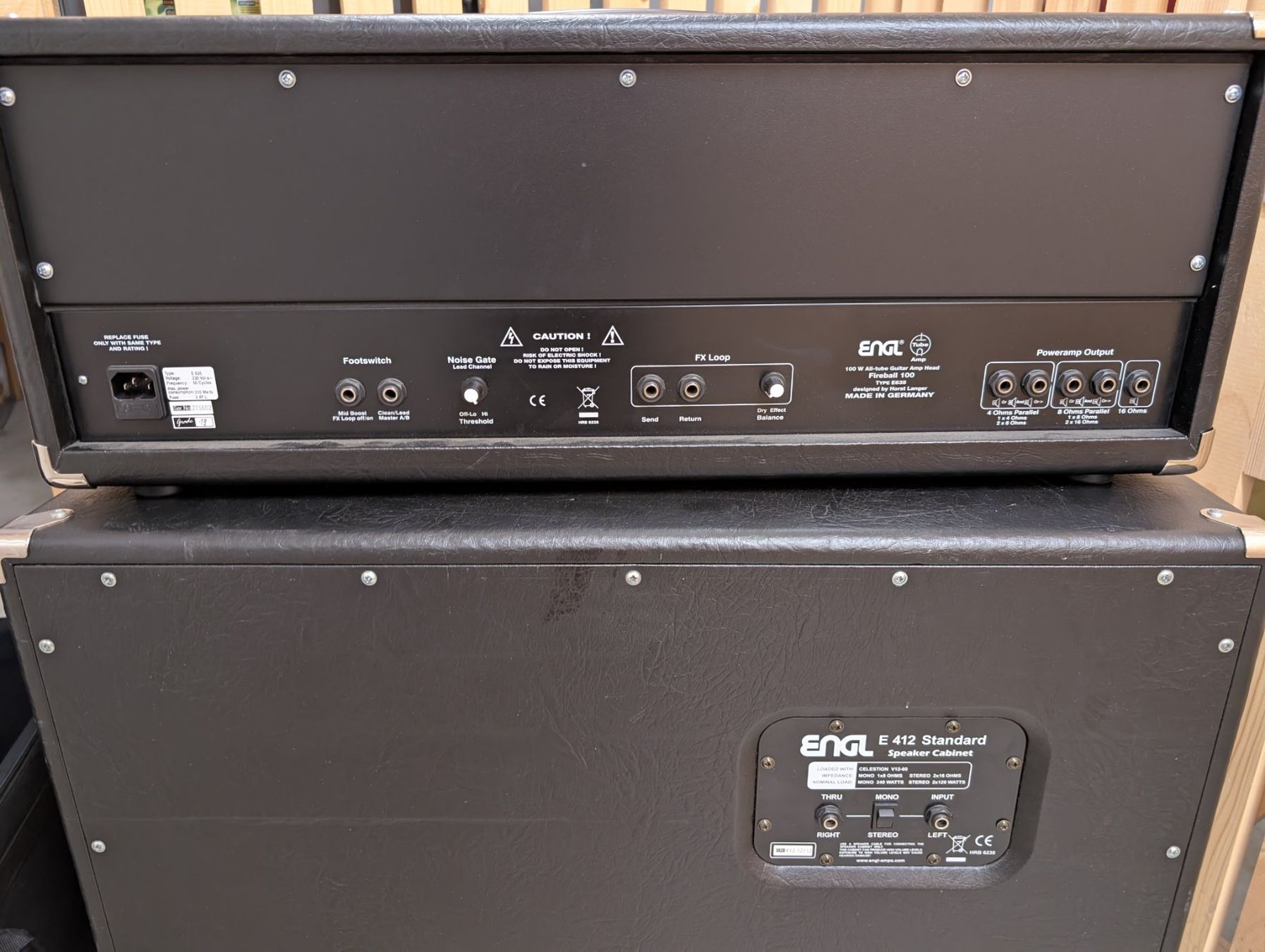 Engl Amplificatori: Engl Fireball 100 + Box E412SG-B + Koffer Gator G-901 – Usato da Arth venduto da hertus 5