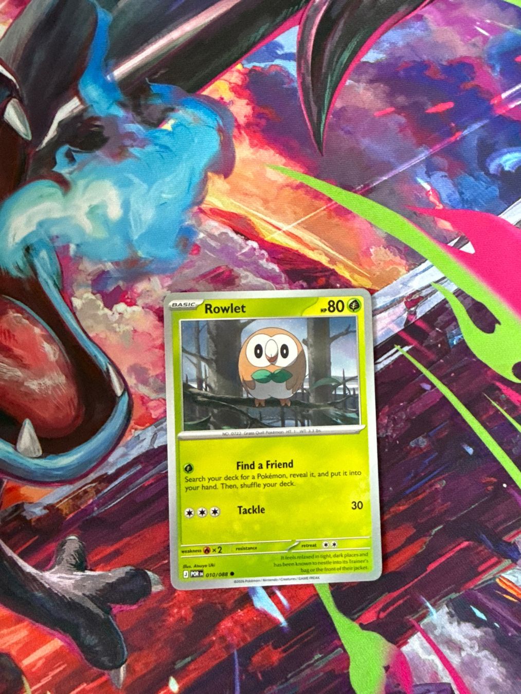 Pokémon Carte collezionabili: Rowler Normal 010/088 Perfect Order English – Usato da Thun venduto da venneck