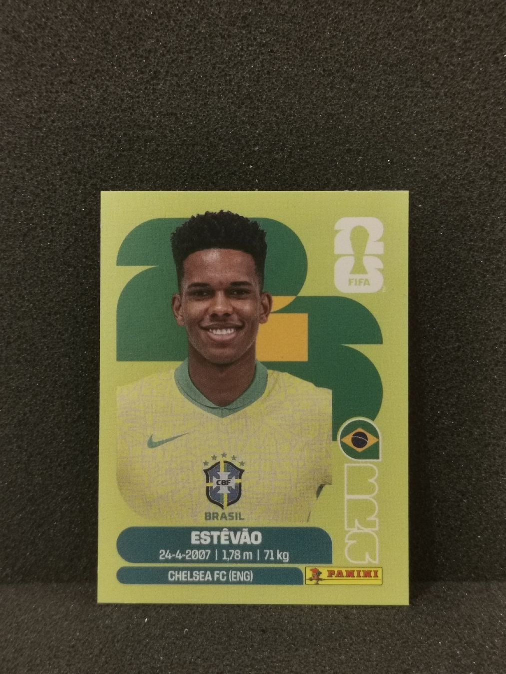 Panini Carte collezionabili: Panini Wm 2026 Sticker :Estêvâo Bra 20 – Usato da Einsiedeln venduto da sza_588x