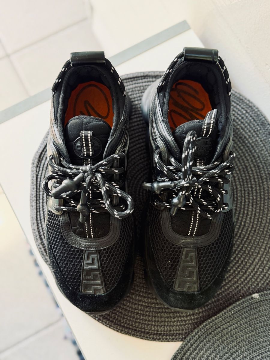 Versace Scarpe da uomo: Versace Chain Reaction Baskets Noir Taille 43 Occasion – Usato da Schlieren venduto da Zakram 2