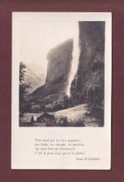LAUTERBRUNNEN - Staubbach - Gedicht Henry Warnery