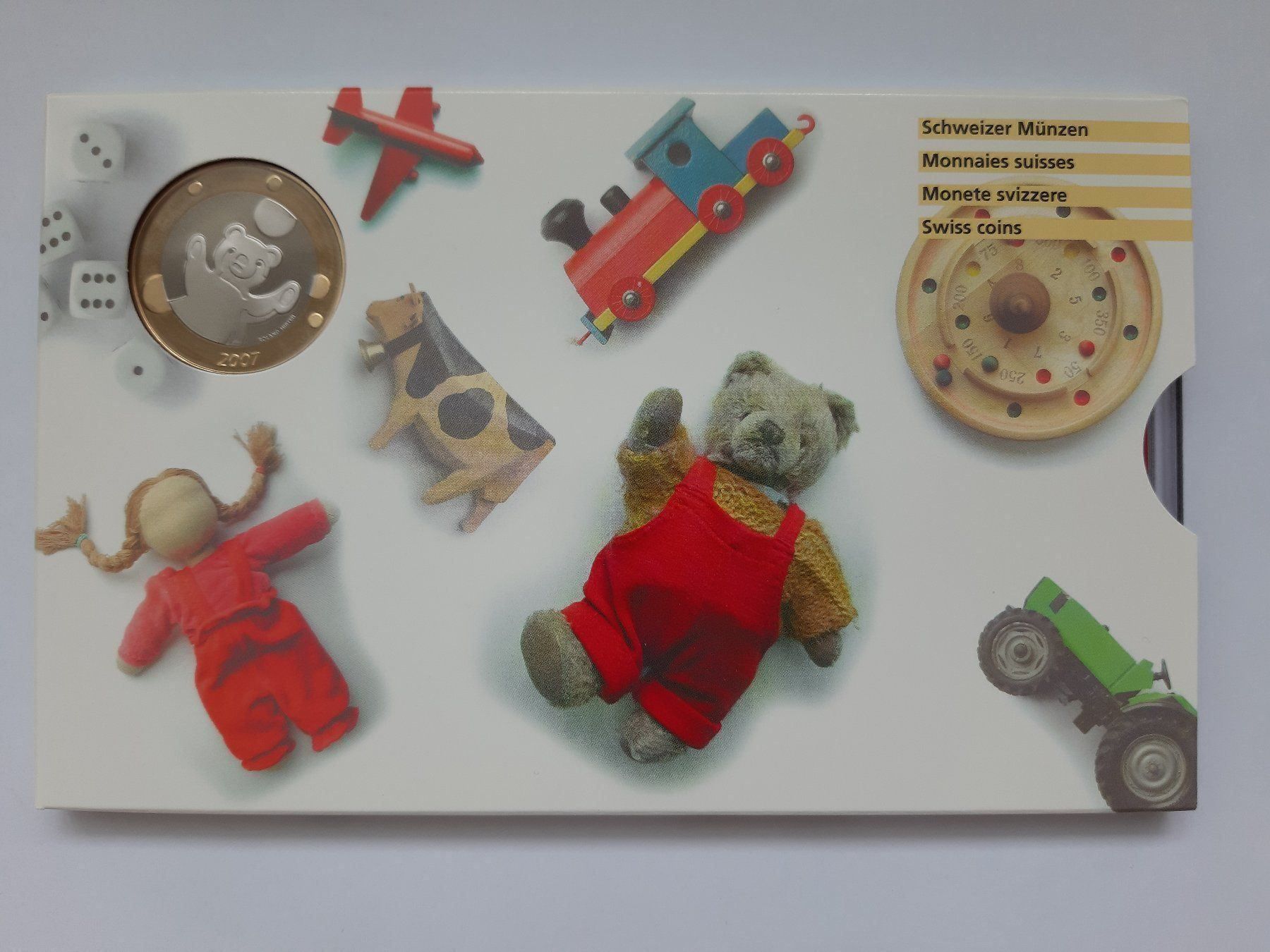 Tutti le monete: Baby Münzsatz 2007 NEU! – Nuovo e nell'imballaggio originale da Pfäffikon ZH venduto da Schweizer_Muenzen