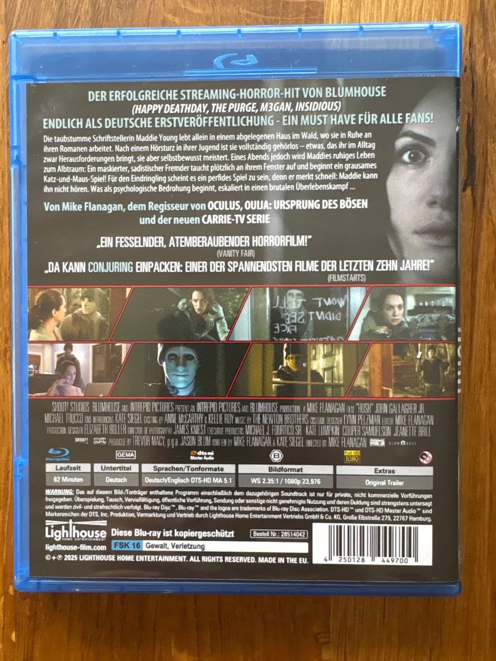 Alle DVDs: Hush - Still (Blu-ray) – Gebraucht aus Liebefeld von pavax 1