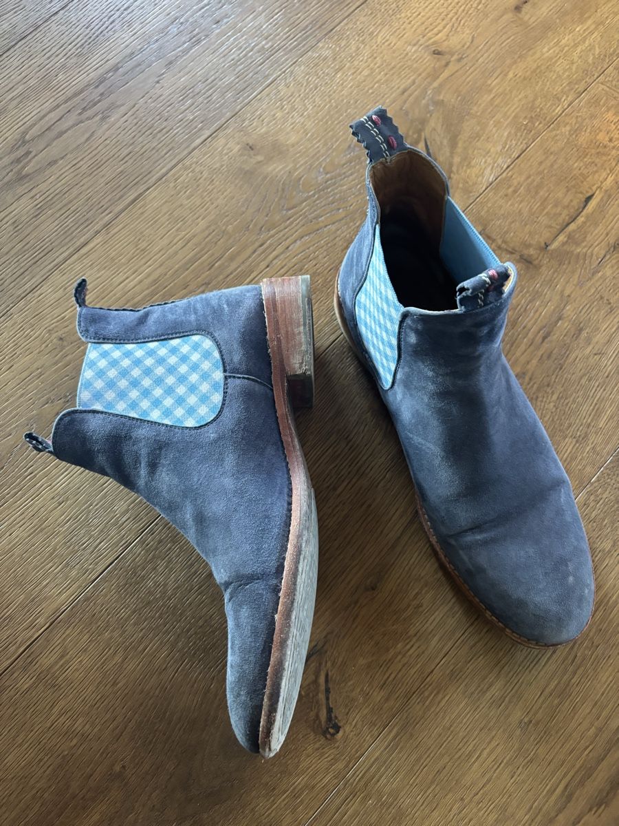 Scarpe da donna: Blaue Stiefeletten, Gr. 40 – Usato da Luzern venduto da Joeselling 1