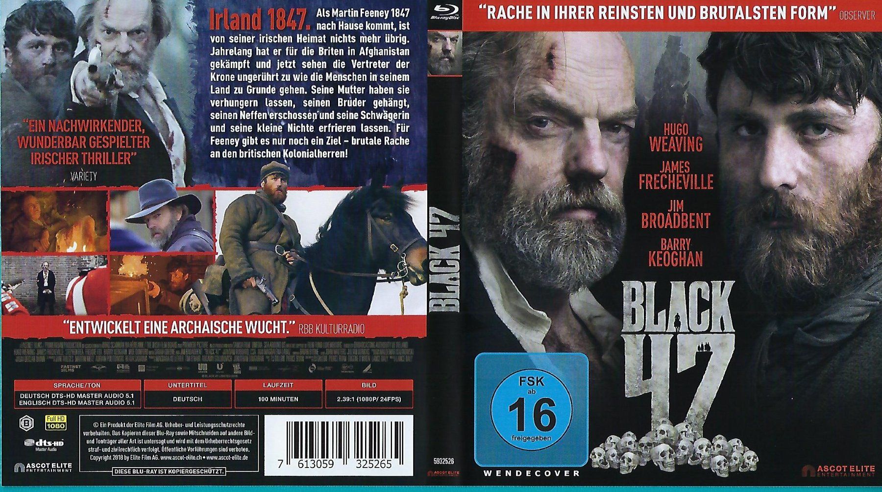 Tutti i DVDs: Black 47- Blu-ray , Rachethriller – Usato da Sissach venduto da Greywolf61