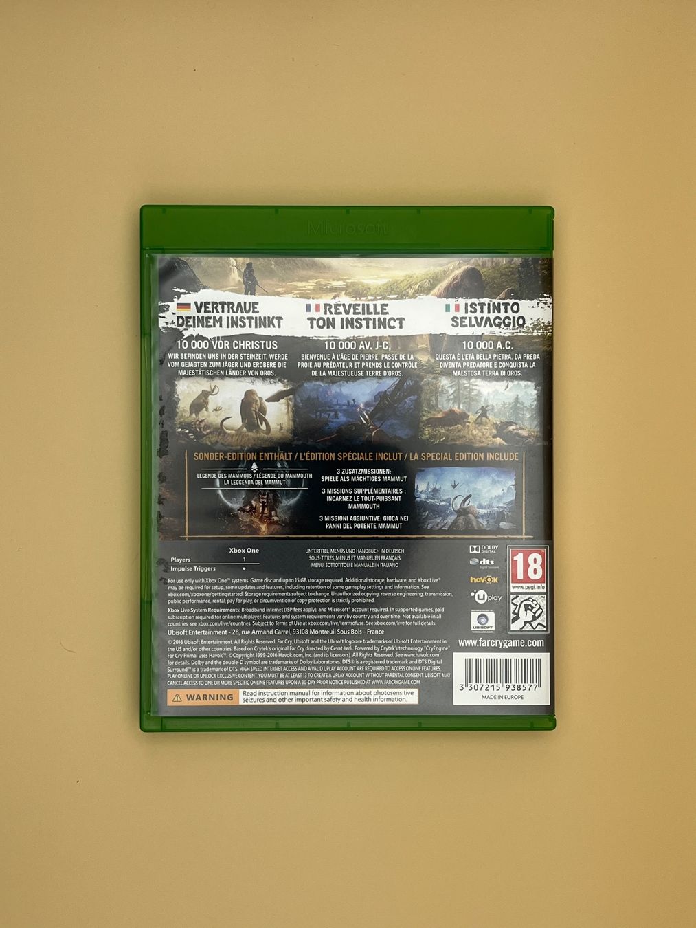 Microsoft Giochi: XBOX One /  Farcry Primal – Usato da Kölliken venduto da sergesellsretro 1