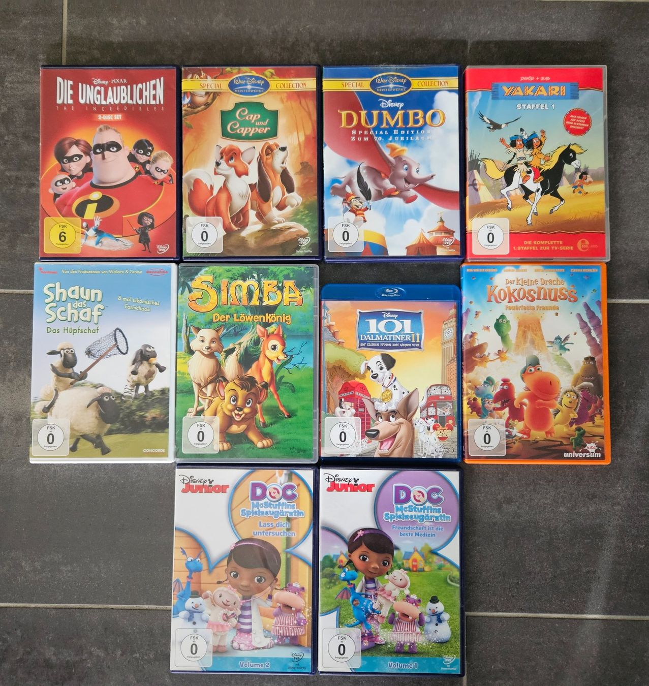Alle DVDs: DVD Disney – Gebraucht aus Koppigen von Thomkop