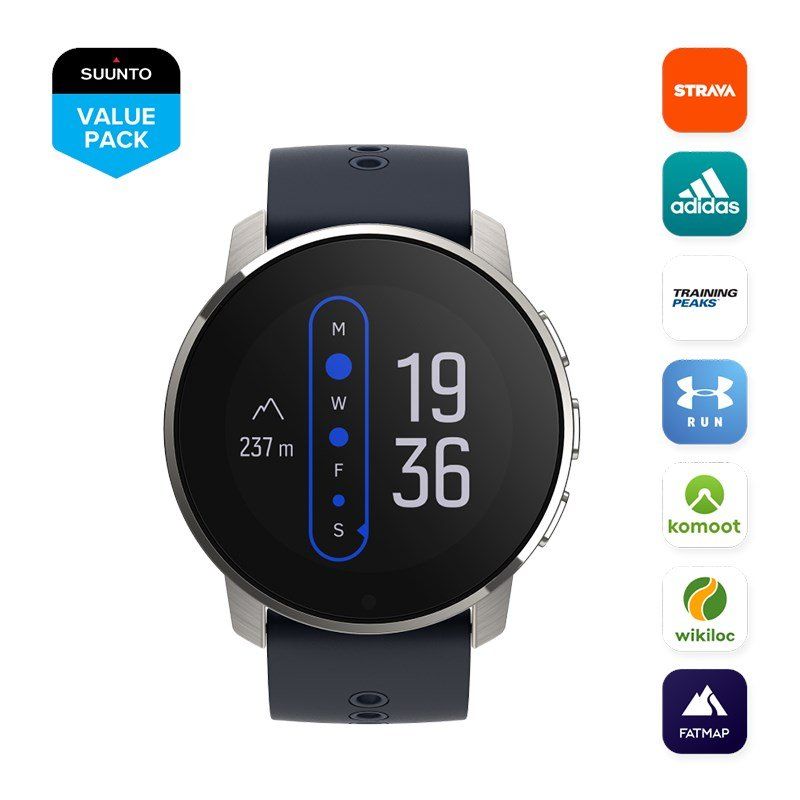 Suunto Smartwatch: Suunto 9 Peak Granite Blue Titanium – Gebraucht aus Zürich von tbo_rky5 5