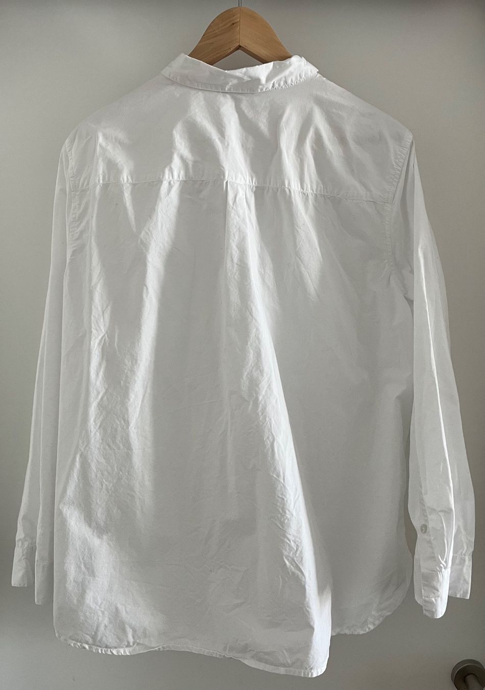 Camicette: Hemdbluse Baumwolle weiss, Gr. 48 – Usato da Zollikon venduto da Svch 4