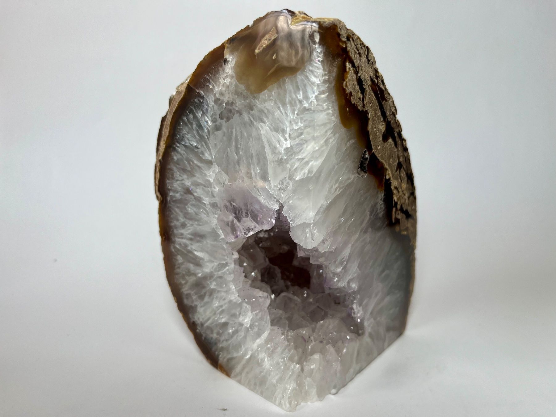 Sculture & Statue: Amethyst Geode  - 1.7kg, 14.5cm – Nuovo e nell'imballaggio originale da Zürich venduto da unique2010 1