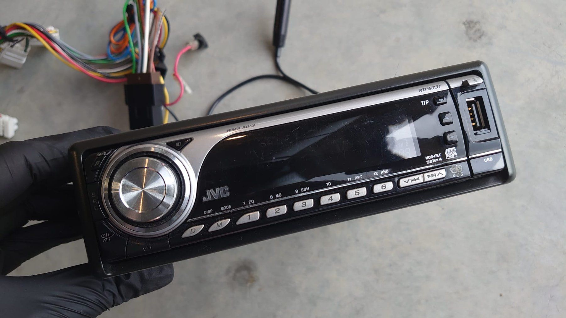 JVC Radio: JVC Autoradio KD-G711 mit Kabeln – Difettoso da Toffen venduto da daenuu 4