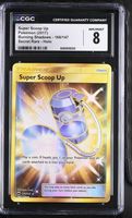 Super Scoop Up Holo CGC 8 Burning Shadows 166/147