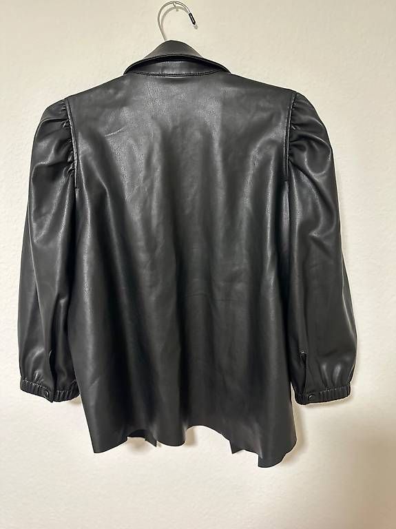 Vero Moda Giacche: Stylische Kunstlederjacke in Schwarz – Usato da Ebikon venduto da zrg_vv7h 4