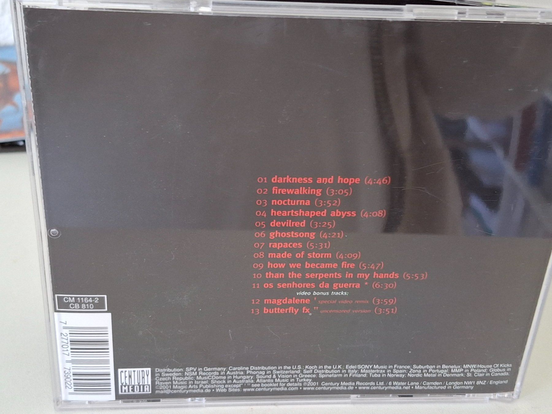 CD: CD Moonspell - Darkness and Hope  - Heavy-Metal – Usato da Aarberg venduto da Jackup1 1
