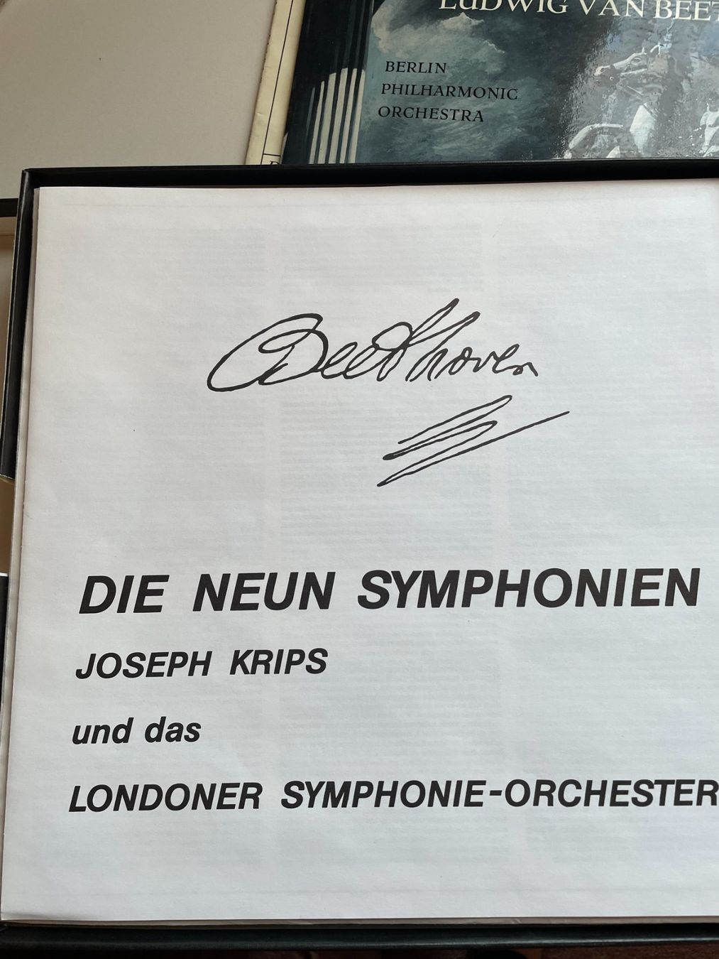 Schallplatten: 14 LP Beethoven - Böhm/Karajan/Krips/Krauss/Kempen/Klemperer – Gebraucht aus Appenzell Steinegg von Wurzlers 1
