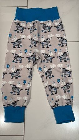 Pumphose Mitwachshose Esel Gr. 86/92 Neu
