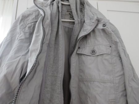 Herren Winter-Frühlings- Übergangs-Jacke mit Kapuze/Gr. XL