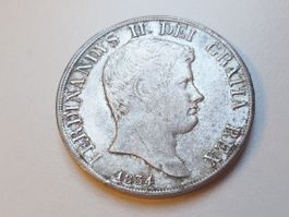 🇮🇹 Sicily 120 Grana 1834 VF. Ferdinand II Naples.
