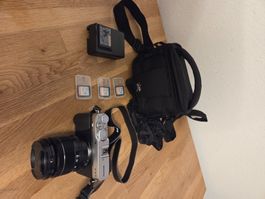 Fujifilm X-E3 Set mit XF 18-55mm Objektiv, Tasche & Zubehör