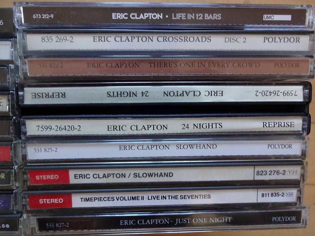 CD: Eric Clapton: 17 CD-Alben – Usato da Olten venduto da J.Gr 2