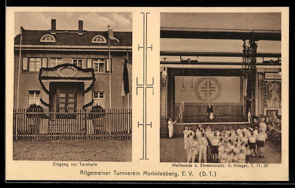 Ansichtskarten: Markkleeberg, Allgemeiner Turnverein, Ei – Gebraucht aus Berlin von bartko-reher
