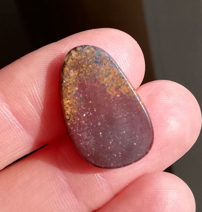 Pietre preziose: Mystischer Koroit Matrix Boulder Opal aus Australien – Nuovo e nell'imballaggio originale da Bärau venduto da thunja 5