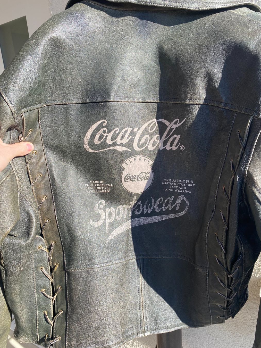 Giacche: Vintage Coca Cola Leather Jacket, Size 52 – Usato da Ballens venduto da CyprienJ 1