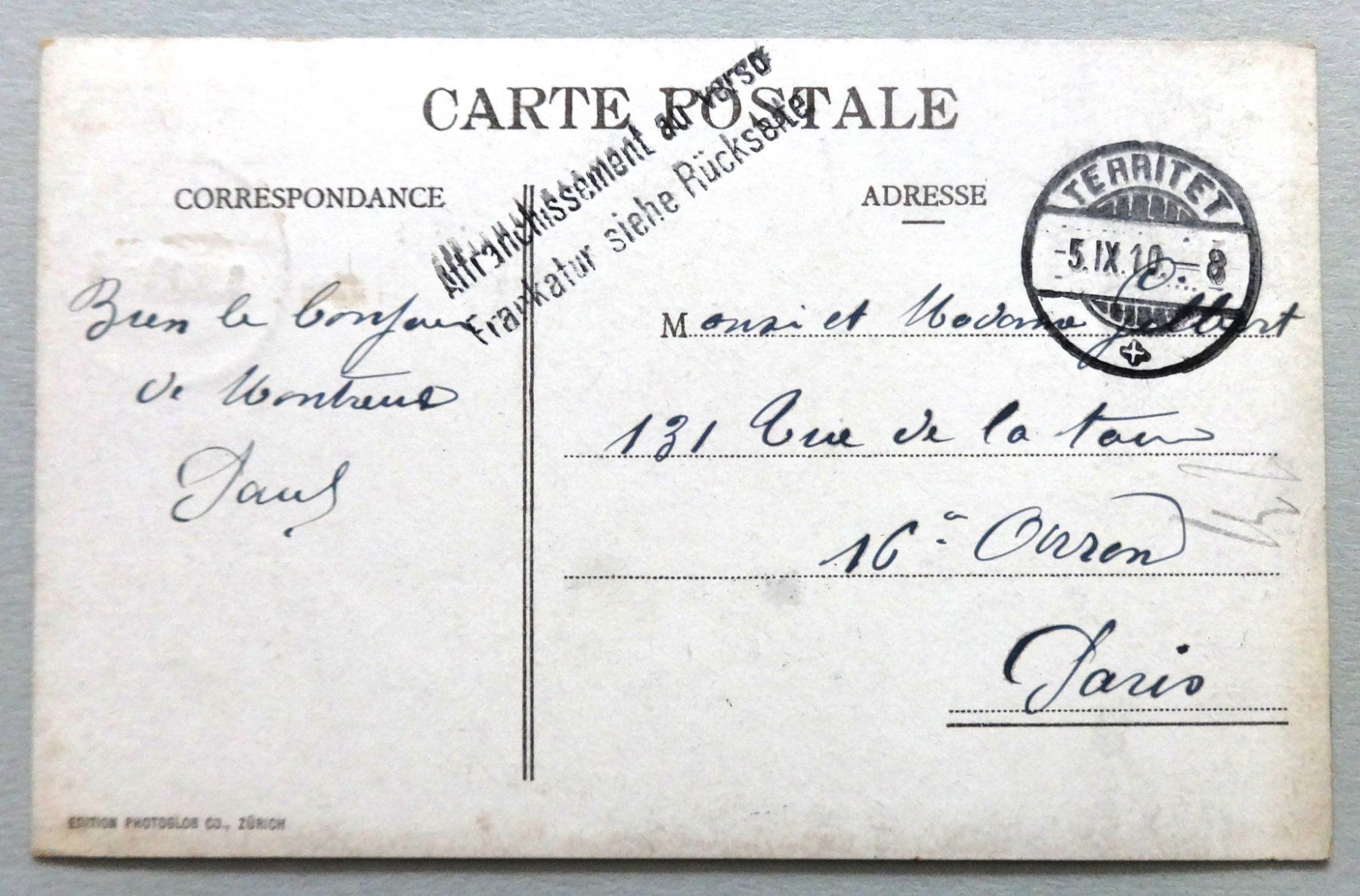 Cartes postales: Montreux et la Dent du Midi – D'occasion à Fétigny par Billy2miny 1