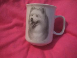 PORZELLAN   TASSE   SAMOJEDE