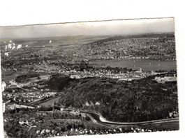Zürich Uetliberg Fallätsche vor 1957 Flugaufnahme