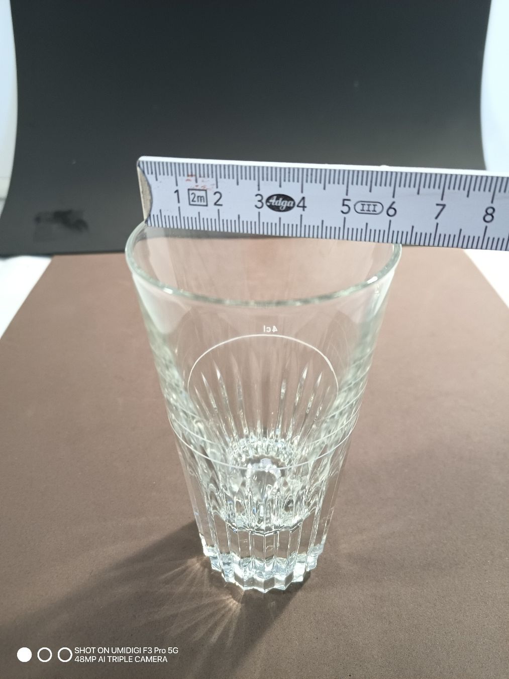 Verres: 5 Glas Becher 4cl Marcati gestreift gebraucht – D'occasion à Aarwangen par to-hirschi 4
