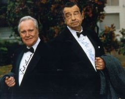 Jack Lemmon + Walter Matthau - orig. sign. Grossfoto