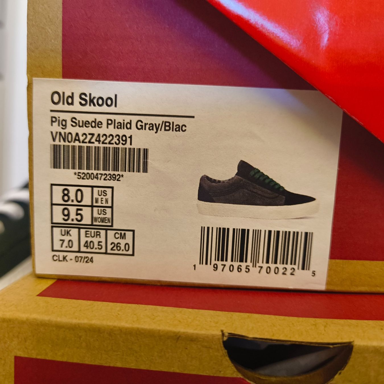 Vans Scarpe da uomo: Vans Old Skool, Grösse US 8 EURO 40.5 – Nuovo e nell'imballaggio originale da Uitikon Waldegg venduto da PJLS1 5