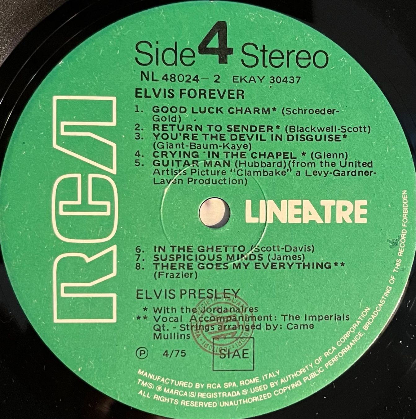 Schallplatten: ELVIS PRESLEY - ELVIS FOREVER - 2 Vinyles 33 Tours – Gebraucht aus Bussigny von vinyl-pas-cher 6