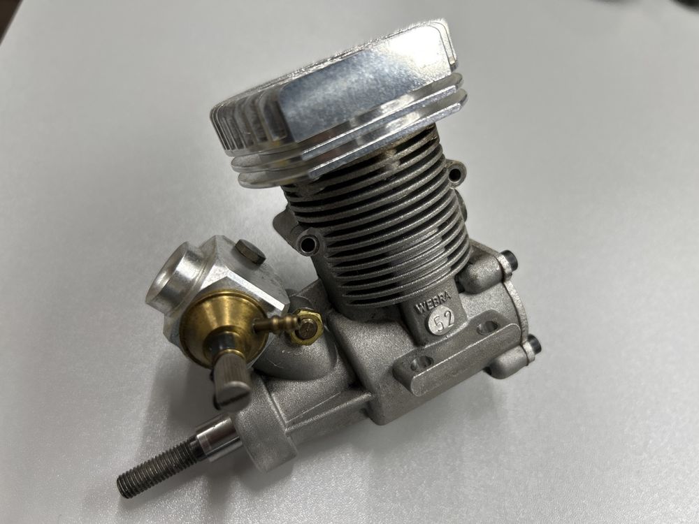 Motore Webra Speed 61 Vintage Per Elicottero – Con Carburatore Promix, Usato, Scala 1:8