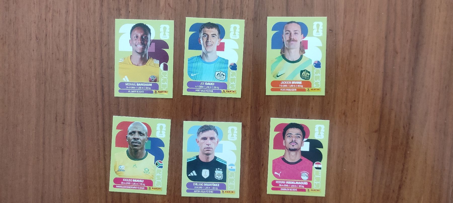Panini Carte collezionabili: 6 Panini Sticker  – Usato da Matzendorf venduto da fab_6mpb